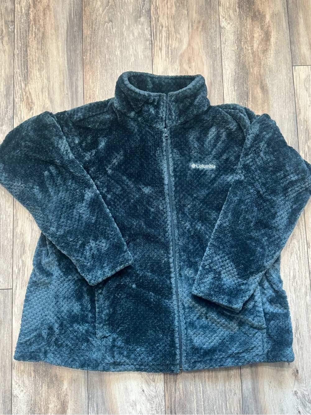 Columbia Women’s Plush Full-Zip Jacket — Dark Teal
